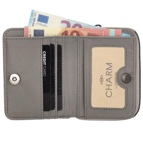 Cartera beagles lizaso - 990 plata oscuro 9x12x3cm poliéster
