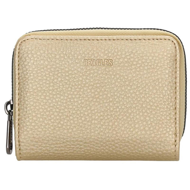 Cartera beagles lizaso oro 12x9x3cm