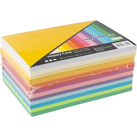 Colortime https: www.cchobby.nl cartón primaveral-a6-hoja-105x148-mm-180-gr-diverse-colors-300-div-vellen-1-doos