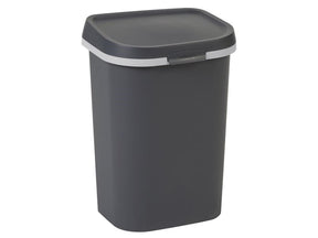 Cubeta de basura Curver Mistral plana 25 litros antracita