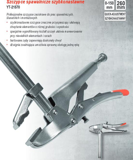 Yato sluittangen 150mm