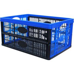 Contenedor de transporte plegable viso 30 litros azul