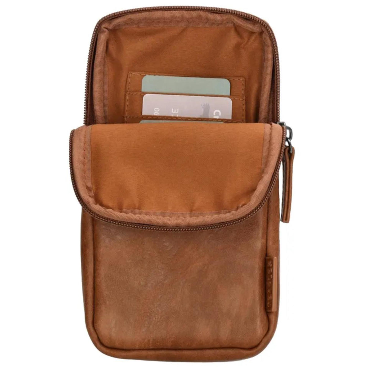 Bolsa para teléfono Beagles ferroso marrón