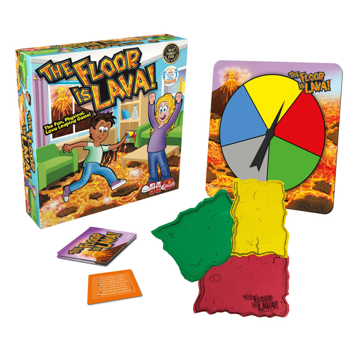 Goliat el suelo es lava - juego de acción - juego de niños (ml)