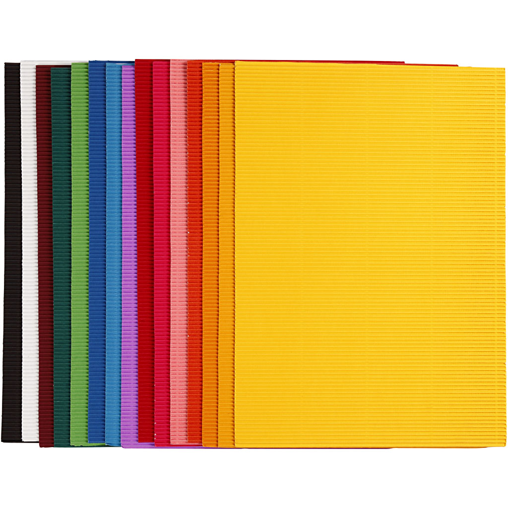Empresa creativa https: www.cchobby.nl hoja-de-cartón-nervada-25x35-cm-80-gr-15-div-vellen-1-doos