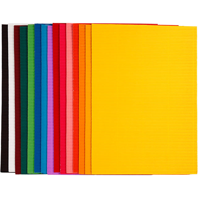 Empresa creativa https: www.cchobby.nl hoja-de-cartón-nervada-25x35-cm-80-gr-15-div-vellen-1-doos