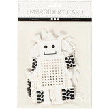 Empresa creativa https: www.cchobby.nl punto de cruz-cartón-animales-robots-h-8-13-cm-w-8-13-cm-white-6x3-piece-1-box