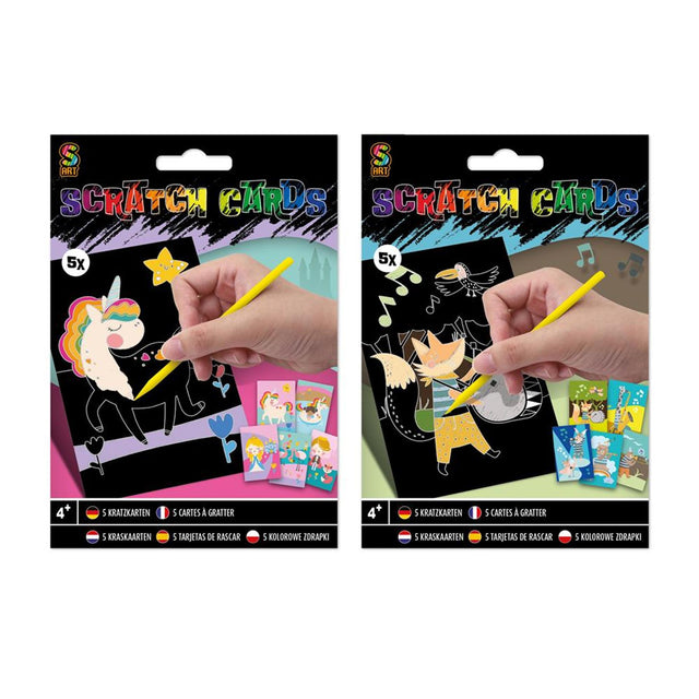 Tarjetas rasca y gana Grafix 5 piezas 10x15cm