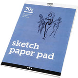 Bloc de dibujo creativo empresa blanco a4 70gr, 70 hojas