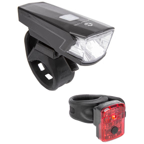 Set de iluminación con batería recargable usb m-wave atlas k 15