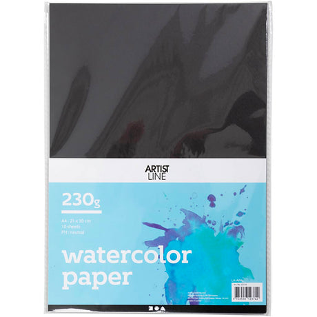 Empresa creativa http: www.cchobby.nl papel-acuarela-a4-hoja-210x297-mm-230-gr-negro-10-hoja-1-caja