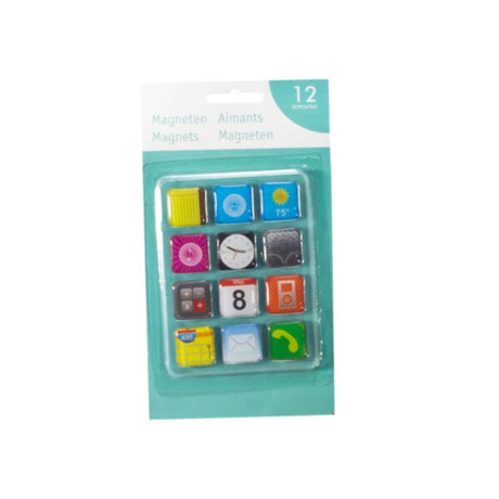 Svenska living magnets teléfono juego de 12 piezas en tarjeta