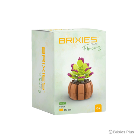 Bloques de construcción oku brixies plus flor venus 119 piezas