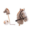 Johntoy Holly Horse Hobby Horse con sonido 80 cm marrón