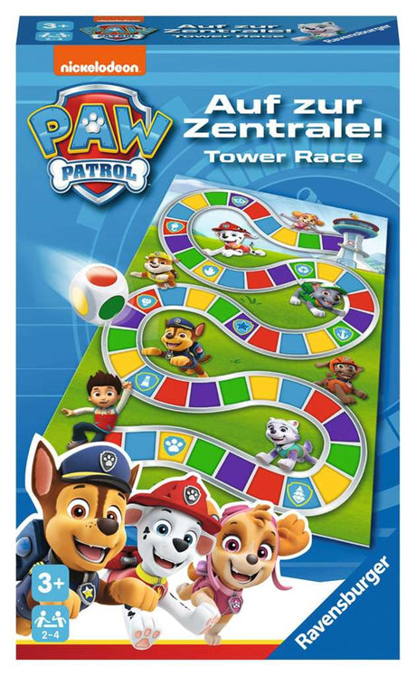 ¡La Patrulla Canina de Ravensburger corre por la torre! - juego de bolsillo