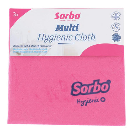 Sorbo hygienic+ toallitas domésticas set de 3 piezas