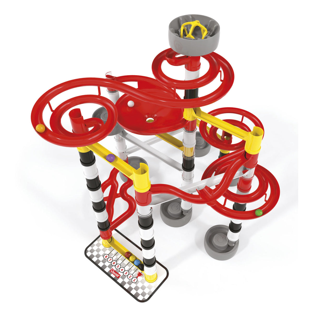 Pista de canicas Quercetti migoga race - set de 80 piezas para niños - 6-12 años