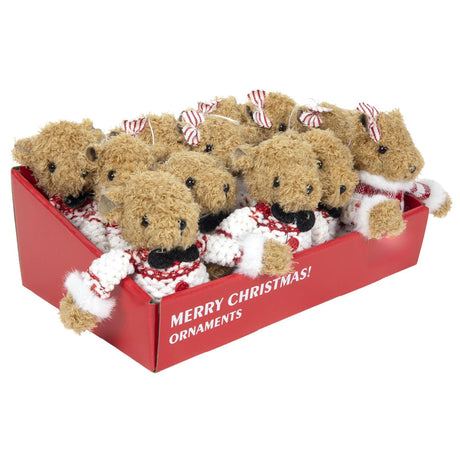 Svenska living colgante navideño osito 10x5x14cm 2surtidos