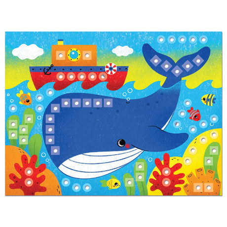 Quercetti mosaico juguete animales - fantacolor 180uds creativo.