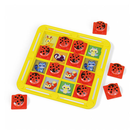 Quercetti juego educativo fantamemo mosaico de mariquita.