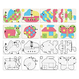 Quercetti play eco+ fantacolor insert mosaico junior (58 piezas)