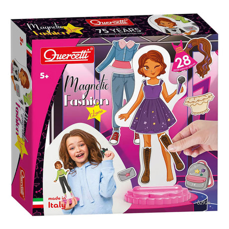 Quercetti muñeca magnética de moda Laura - 28 uds.