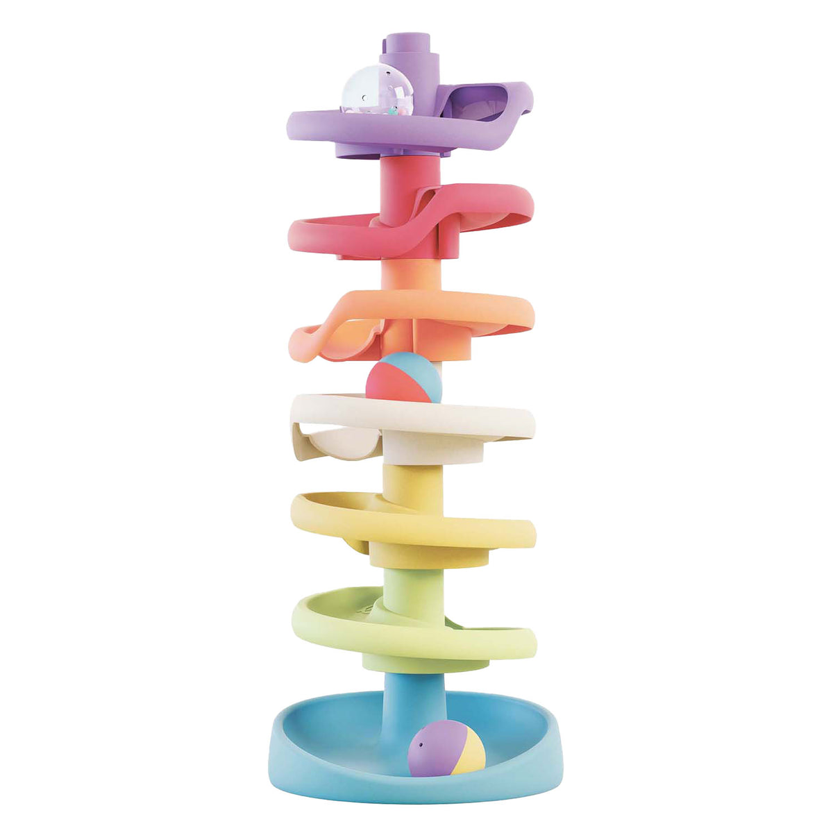 Pista de mármol torre espiral Quercetti + sonido 10 piezas