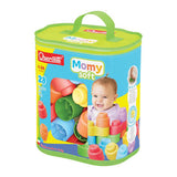 Bloques de construcción Quercetti momy soft - 28 piezas - coloridos juguetes para bebés.