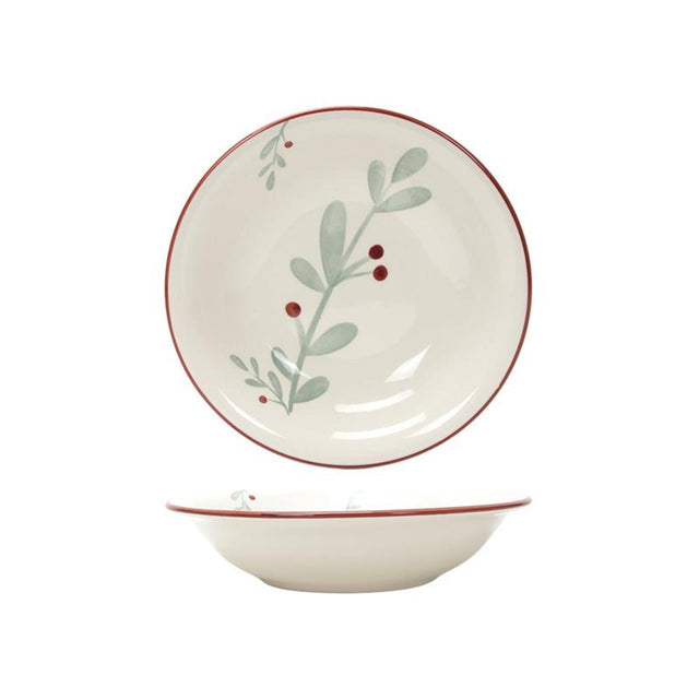 Svenska living plato hondo 'berry' rojo ø20,5cm