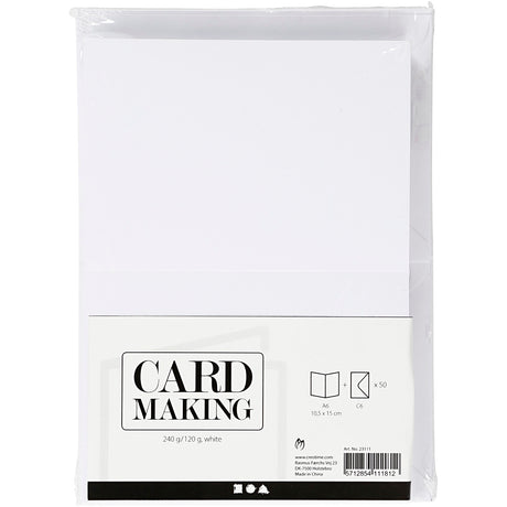 Empresa creativa https: www.cchobby.nl tarjetas-y-sobres-tamaño-tarjeta-10-5x15-cm-tamaño-sobre-11-5x16-5-cm-120-240-wit-50-set-1-box