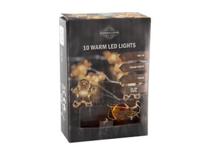 Svenska living string iluminación hombre de jengibre con temporizador