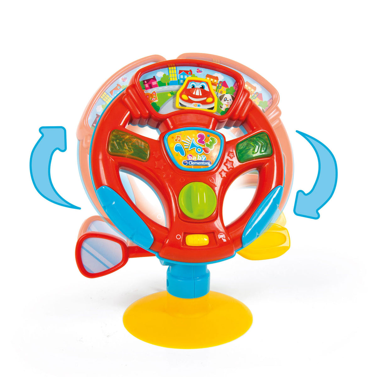 Clementoni jugando el volante