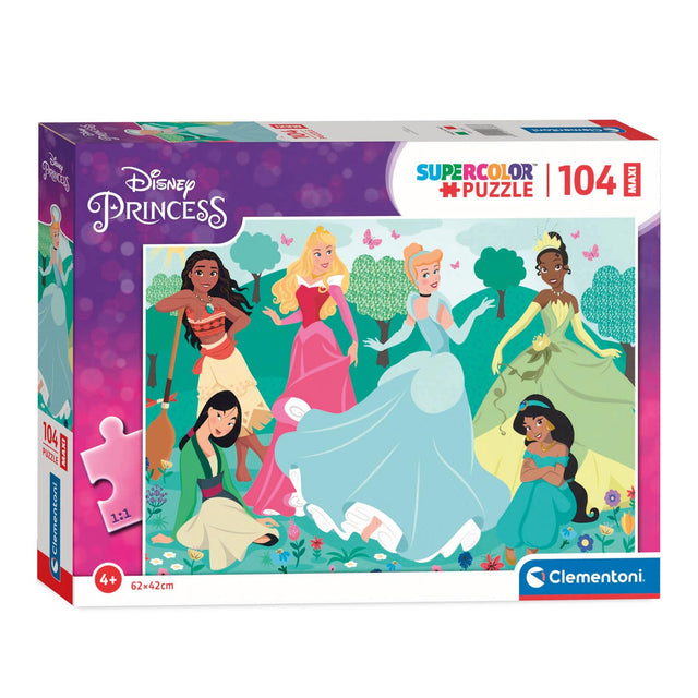 Clementoni maxi puzzle princesas disney, 104ud.