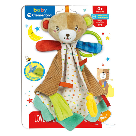 Bebé Clementoni - osito sonajero de peluche