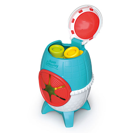 Clementoni baby clemmy - cohete sensorial con bloques