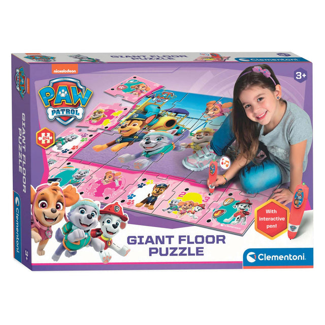 Rompecabezas de piso de Clementoni gran rosa interactivo