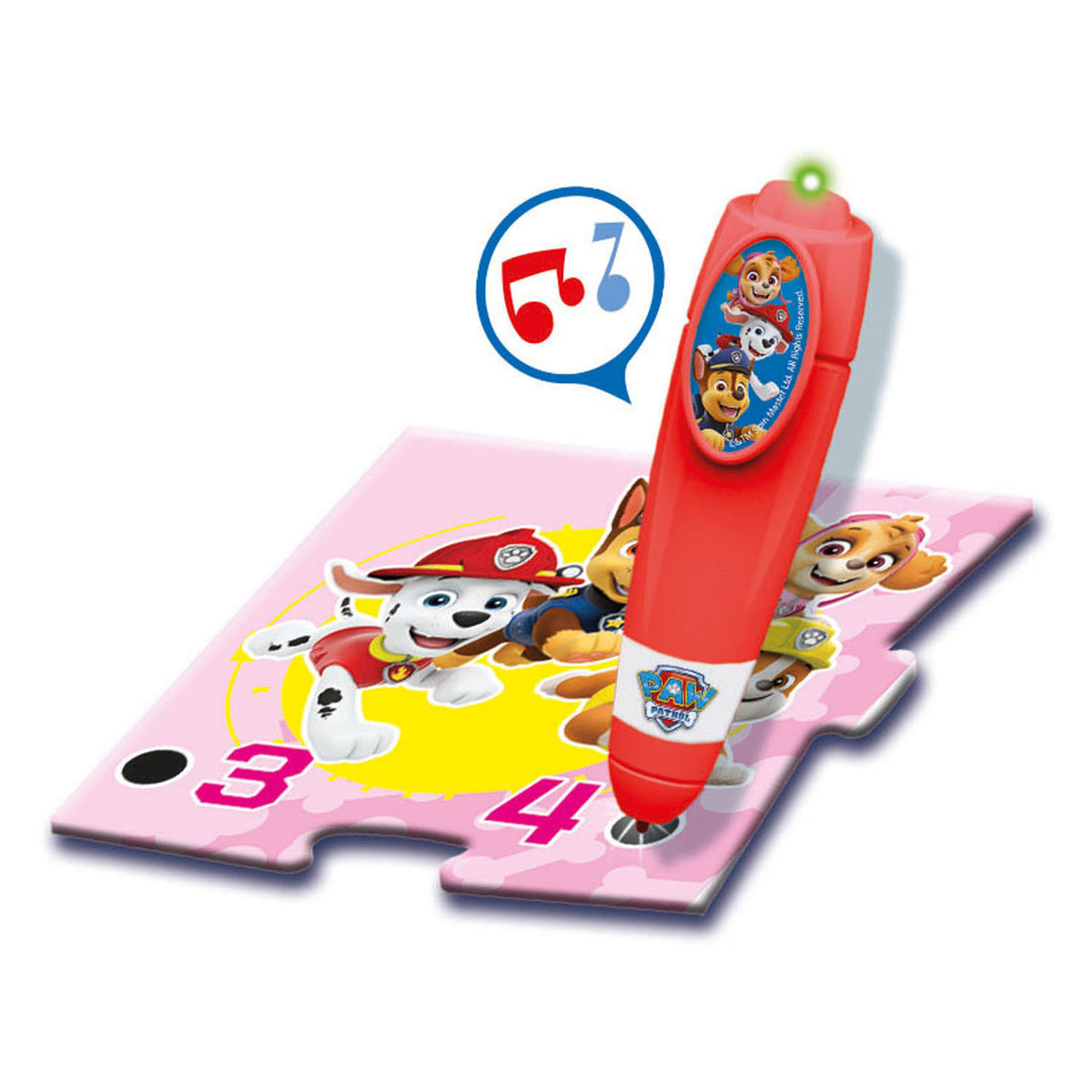 Rompecabezas de piso de Clementoni gran rosa interactivo