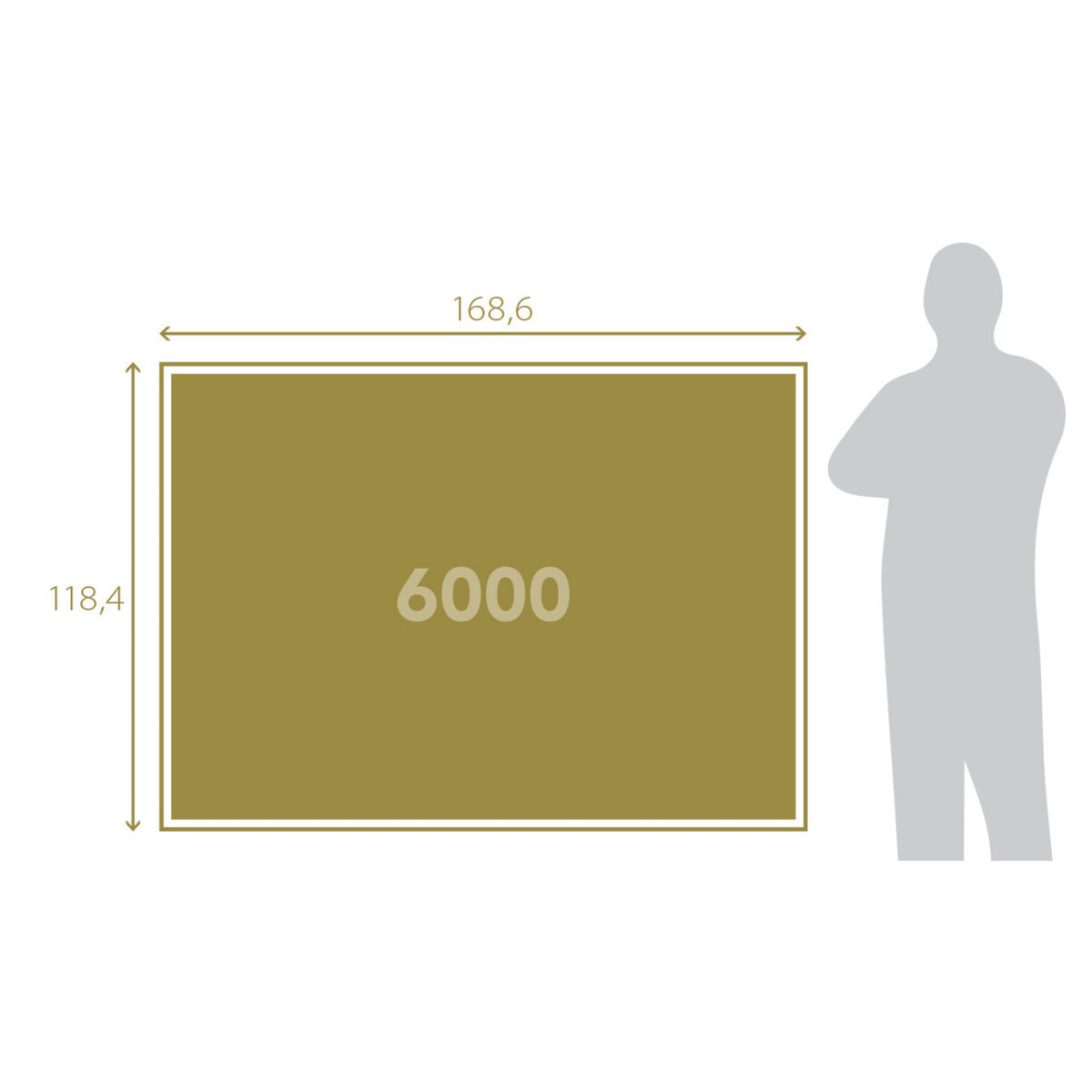 Clementoni puzzle lago alpino, 6000ud.
