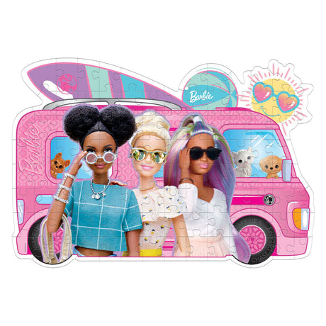 Clementoni rompecabezas super color - barbie surf bus, 104 uds.