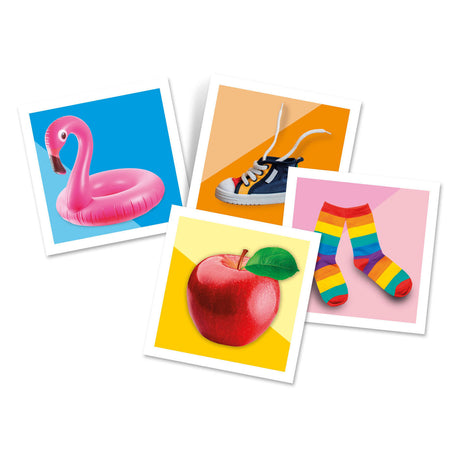 Juego de memo de Clementoni con colores