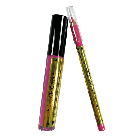 Clementoni Crazy Chic Lipgloss y Lippotlood Pink Power, 2st.