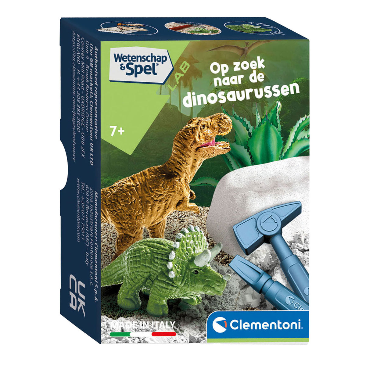 Clementoni ciencia y juegos - en busca de los dinosaurios