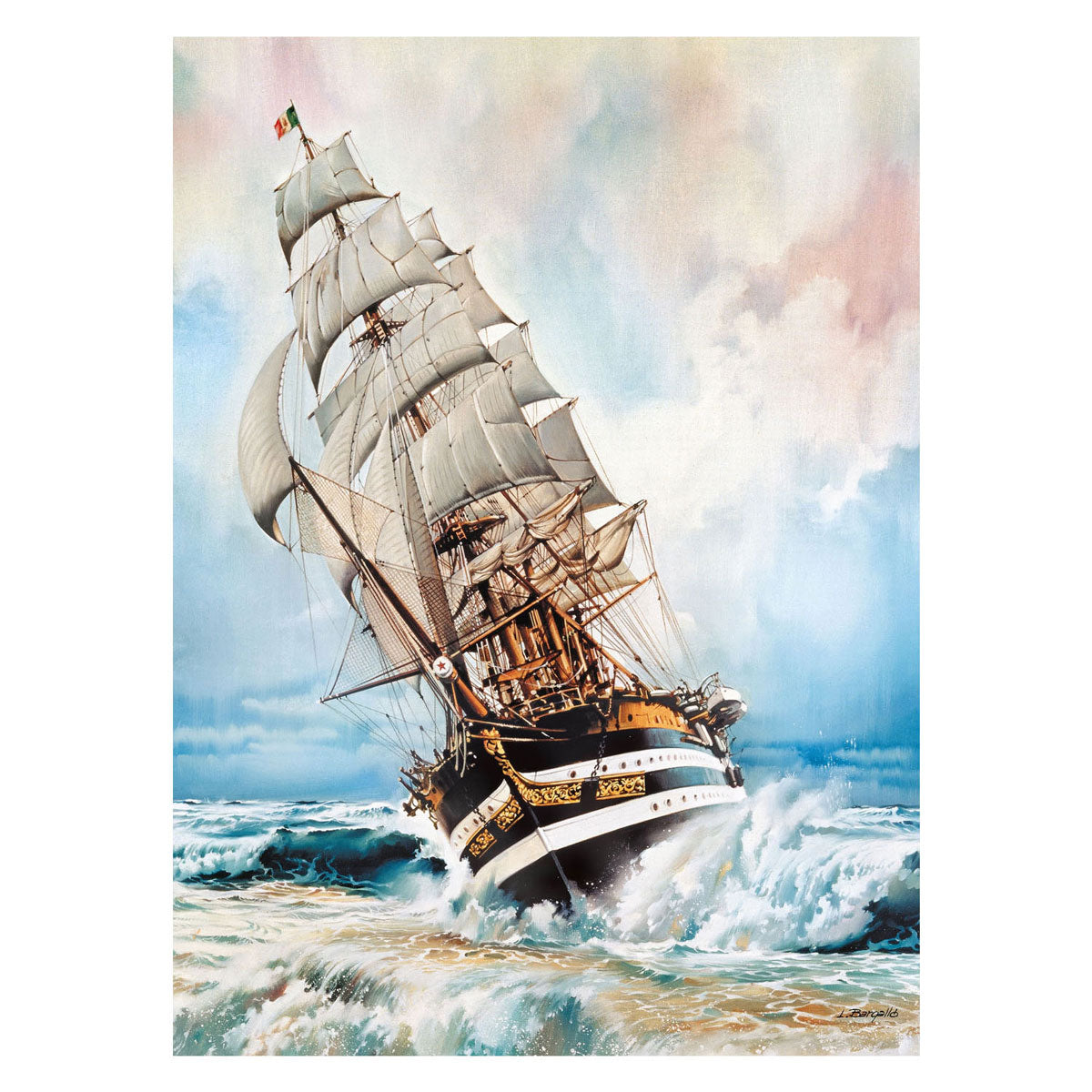 Clementoni Jigspuzzle Amerigo Vespucci, 1000º.