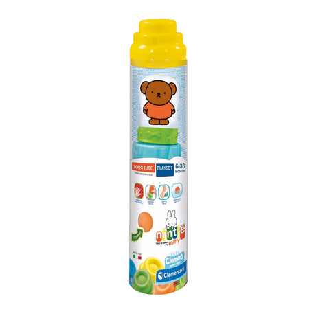 Clementoni baby - Miffy Boris Clemmy bloques blandos en tubo, 5 uds.