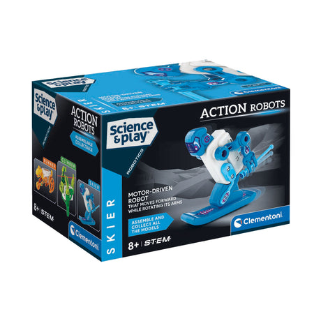 Clementoni juego de ciencia acción robots - esquiador