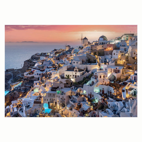 Clementoni rompecabezas sombras de santorini, 1000 uds.