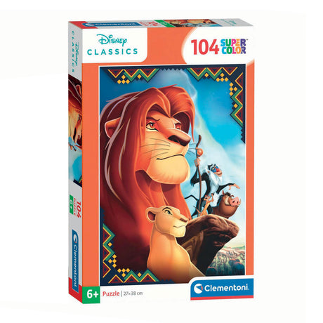Clementoni - puzzle - 104 piezas - Disney Lion King - puzzle infantil - a partir de 6 años