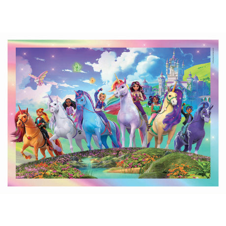 Clementoni puzzle academia unicornio - 104 piezas.