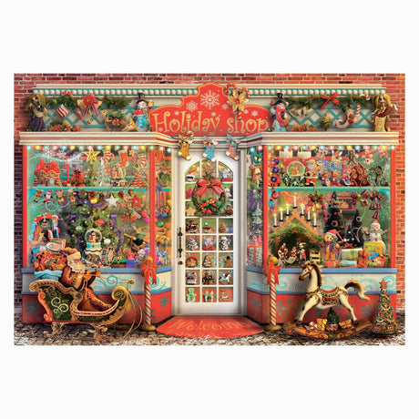 Clementoni rompecabezas tienda de Navidad - 1000 uds.