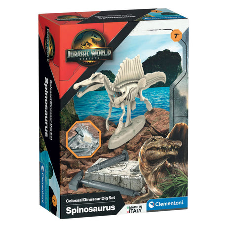 Clementoni juego de ciencia mundo jurásico set de excavación del espinosaurio